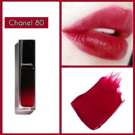 chanel rouge allure laque 80 timeless